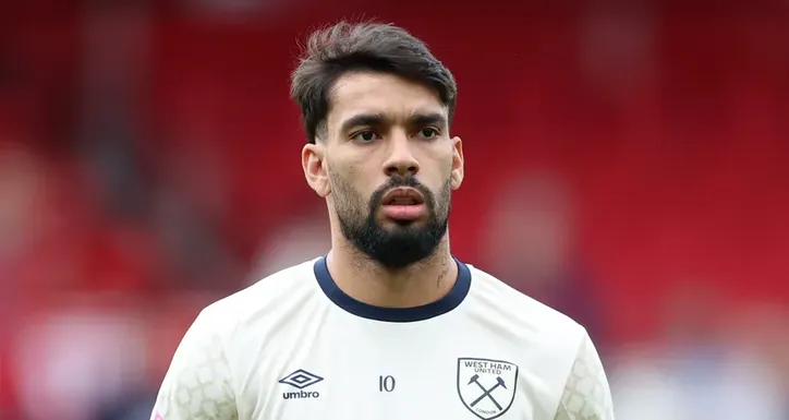 Lucas Paquetá tem contrato com o West Ham até junho de 2027