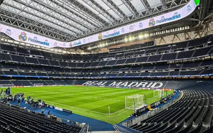 Estádio Santiago Bernabéu, na Espanha: a casa do Real Madrid