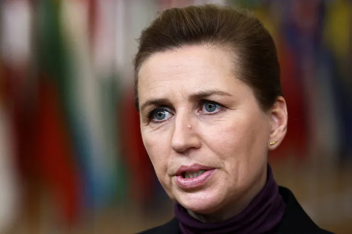 A primeira-ministra da Dinamarca, Mette Frederiksen: acordo