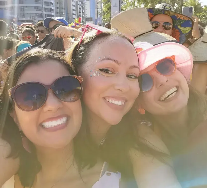 Foliãs falam sobre a experiênci ano bloco Rock Maracatu