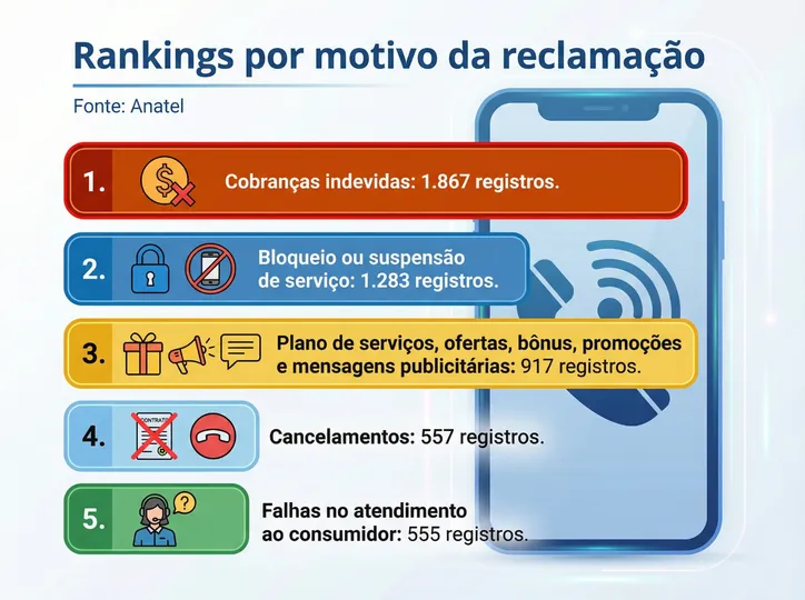Operadoras estão entre as empresas mais reclamadas no Procon Maceió