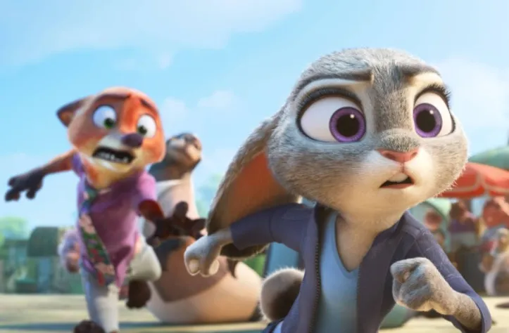 Cena do filme 'Zootopia 2', que se tornou a maior animação americana de todos os tempos