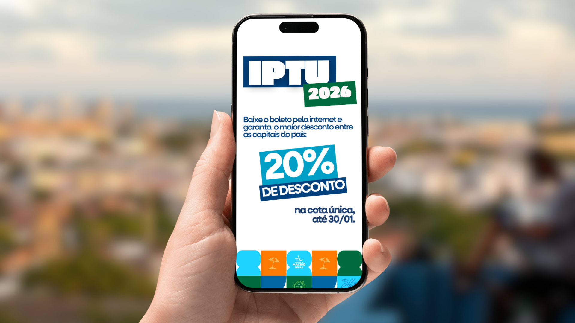 Maceioenses devem R$ 217 milhões de IPTU, diz Prefeitura