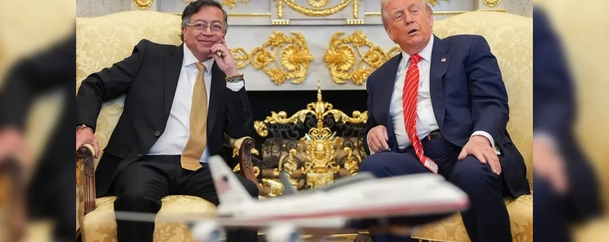 Trump e Gustavo Petro trocam presentes e elogios