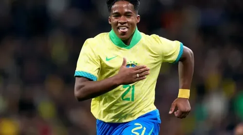 Ancelotti considera convocar Endrick para a Seleção Brasileira - Imagem