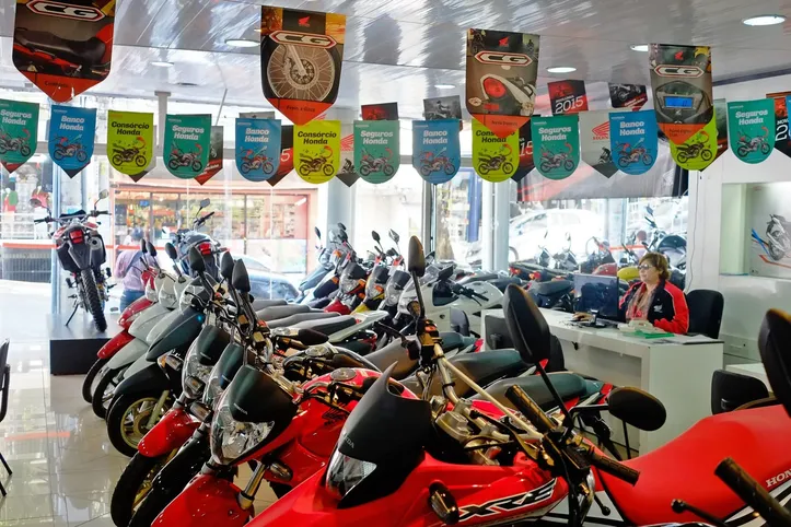 O melhor desempenho entre os veículos continua sendo observado no segmento de motocicletas