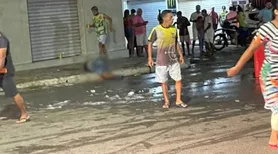 Ataque em bloco carnavalesco deixa um morto no centro de Lagoa da Canoa