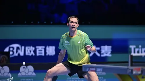 Calderano e Takahashi avançam no Mundial de Tênis de Mesa - Imagem