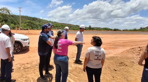 Crea-AL realiza vistoria técnica nas obras iniciais de duplicação da AL-102 Norte - Imagem