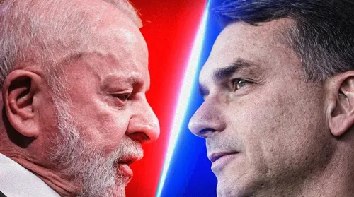 Genial/Quaest: Flávio empata com Lula em 41% no segundo turno - Imagem