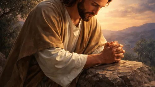 Jesus Cristo, o orante - Imagem