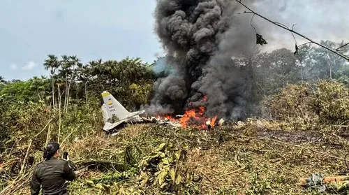Queda de avião militar na Colômbia e deixa ao menos 34 mortos - Imagem