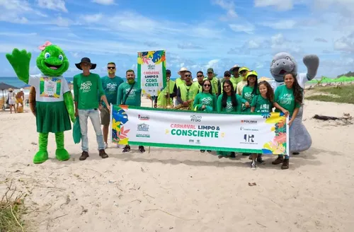 Projeto ‘Nossa Praia’ leva mutirão de limpeza ao litoral de Alagoas