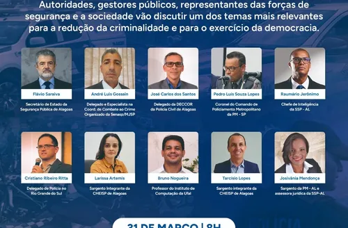 Summit: Alagoas aposta em tecnologia no combate a crimes contra o patrimônio