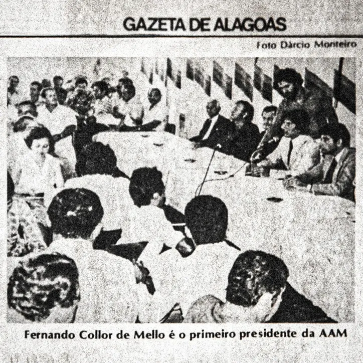 Collor fundou a Associação dos Municípios Alagoanos