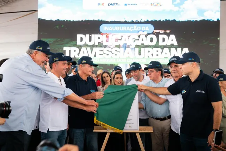Governador Paulo Dantas e Ministro Renan Filho inauguraram a obra nessa sexta-feira (27)