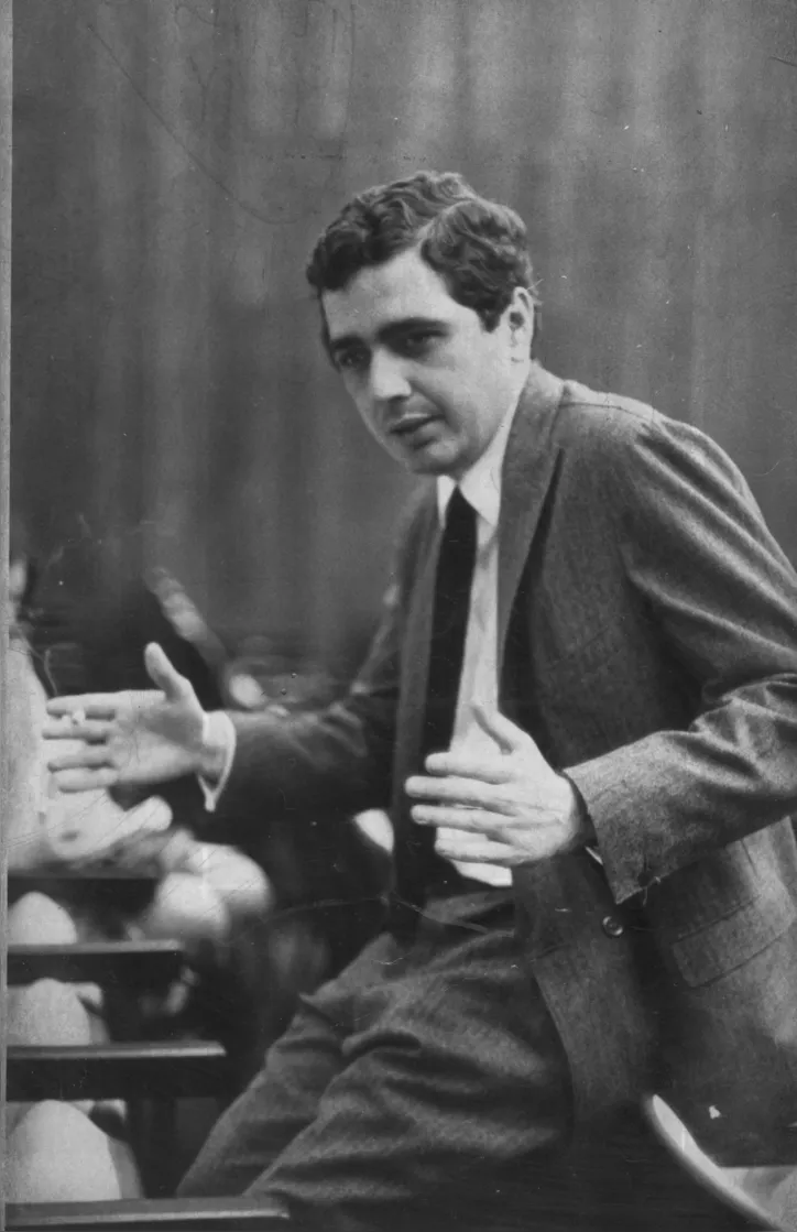 Rio de Janeiro, 02/09/1969; retrato do cineasta alagoano Cacá Diegues