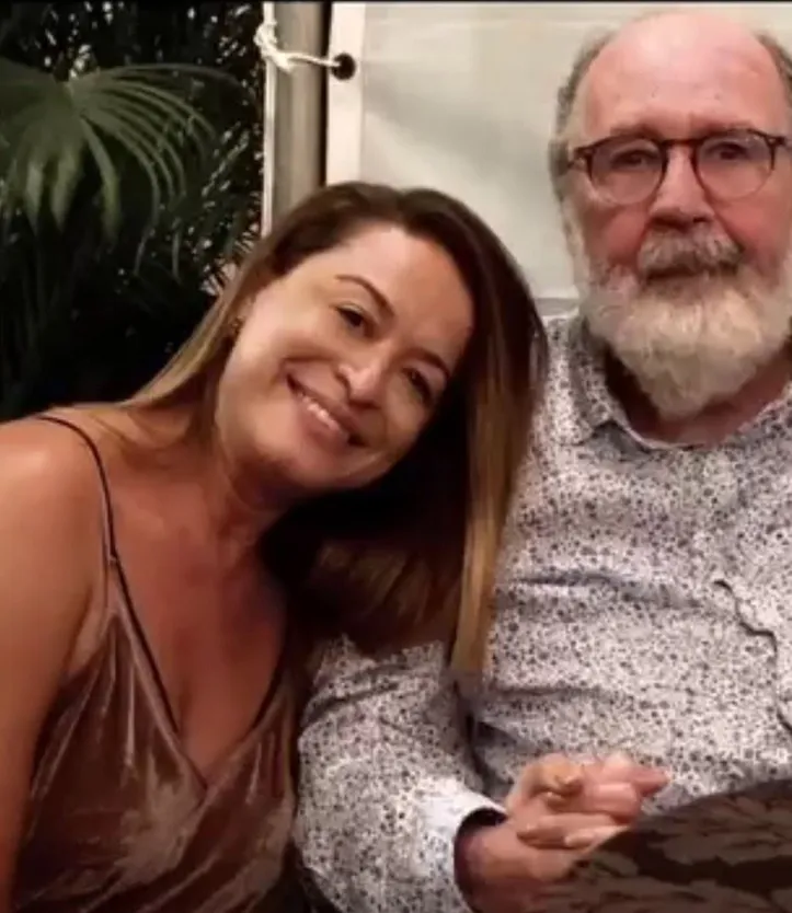 A atriz alagoana Ivana Iza ao lado do cineasta Cacá Diegues