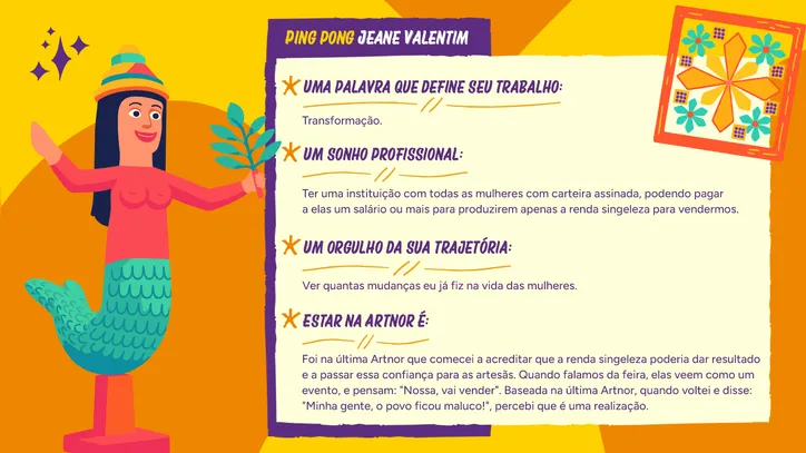 Imagem ilustrativa da imagem Com linhas agulhas e identidade, artesãs transformam histórias em arte