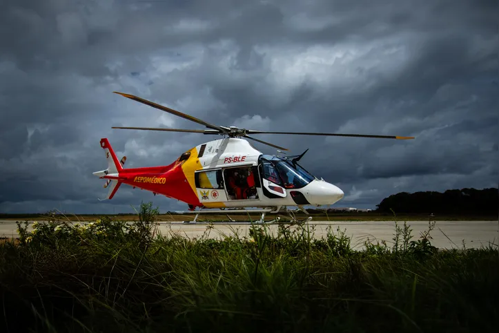 No ano passado, 10 doações contaram com o serviço aeromédico