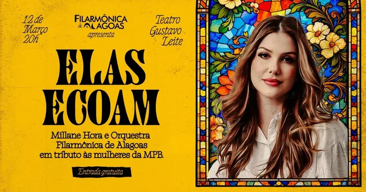 Imagem ilustrativa da imagem Concerto reúne Orquestra Filarmônica de Alagoas e a cantora Millane Hora em Maceió