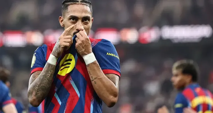 Raphinha desfalcou o Barcelona em 16 das 38 partidas oficiais