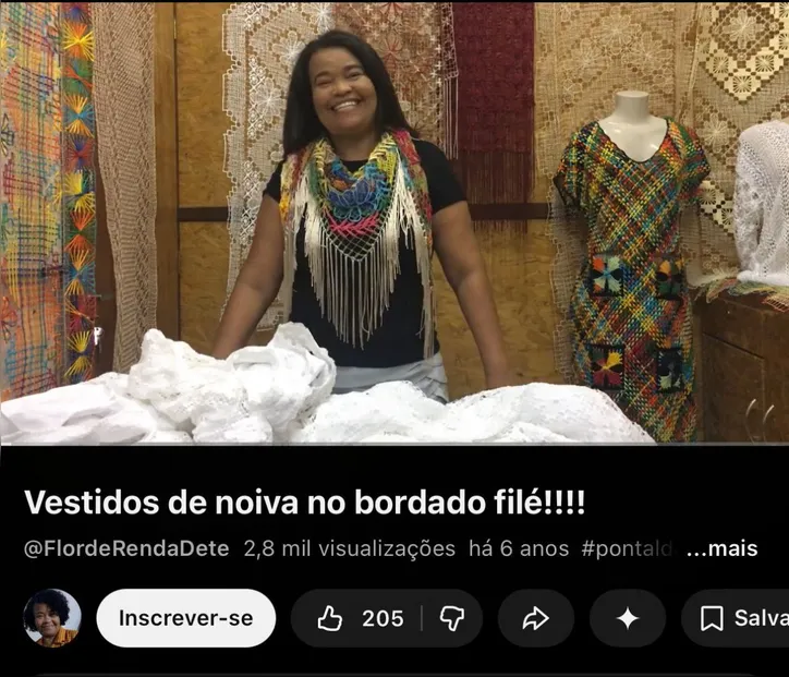Artesã lançou canal no YouTube durante a pandemia de Covid-19