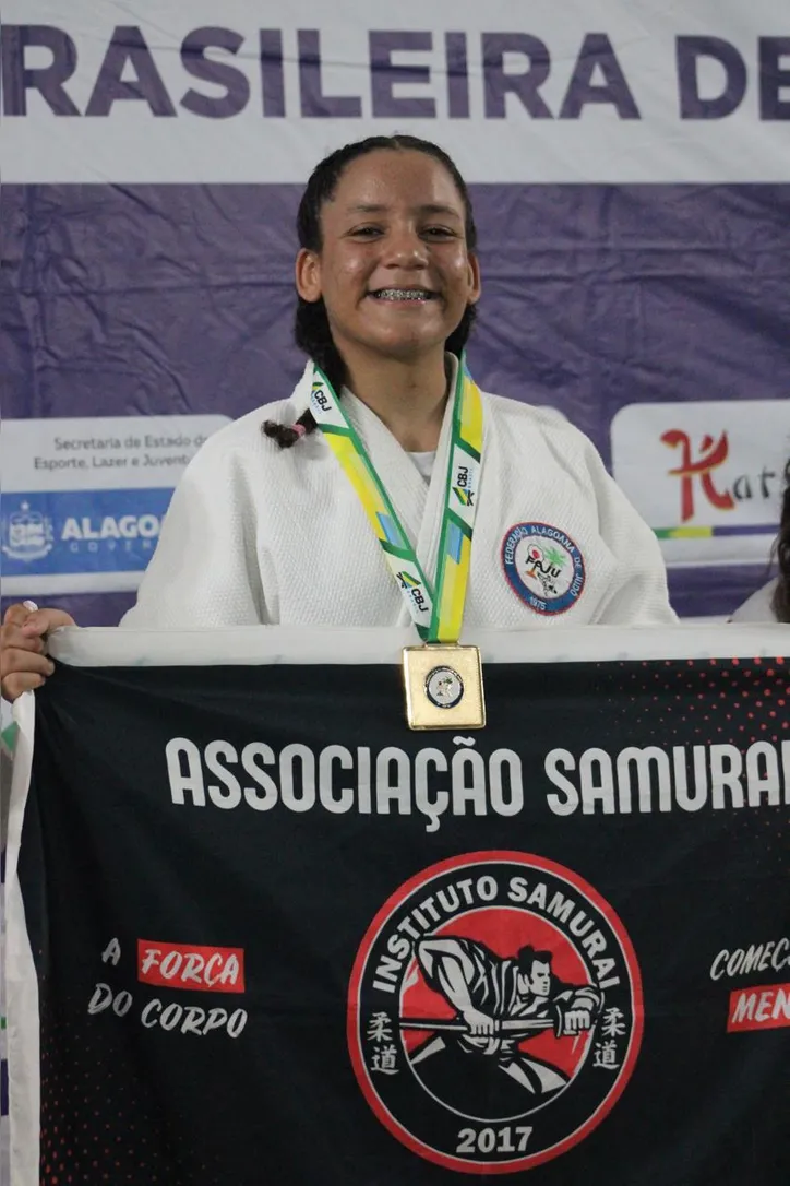 Maria Eduarda venceu na categoria até 57kg do sub-18, o dia 28 de fevereiro