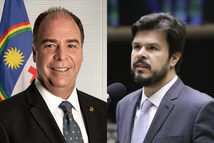 ex-senador Fernando Bezerra Coelho, do MDB. e o deputado federal Fernando Coelho Filho