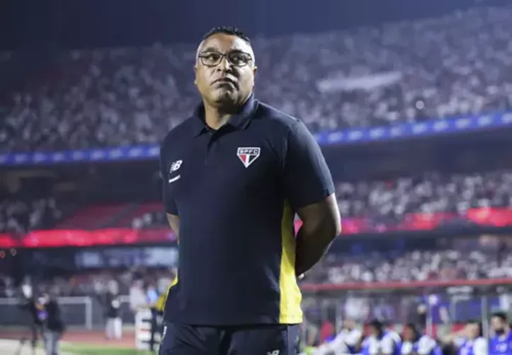 Roger Machado, técnico do São Paulo, foi alvo de críticas, após derrota