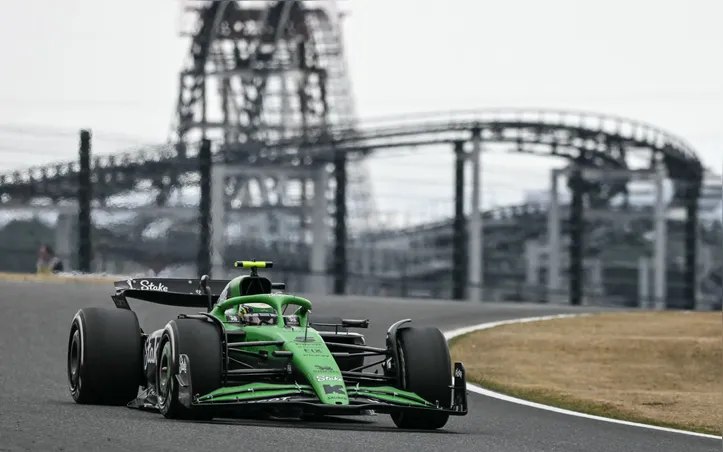 Gabriel Bortoleto, durante treino no Circuito de Suzuka