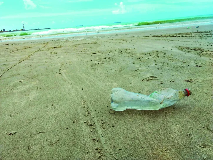 Imagem ilustrativa da imagem Lixo “esquecido” na praia invade os oceanos, afeta ecossistemas e acaba com vidas marinhas