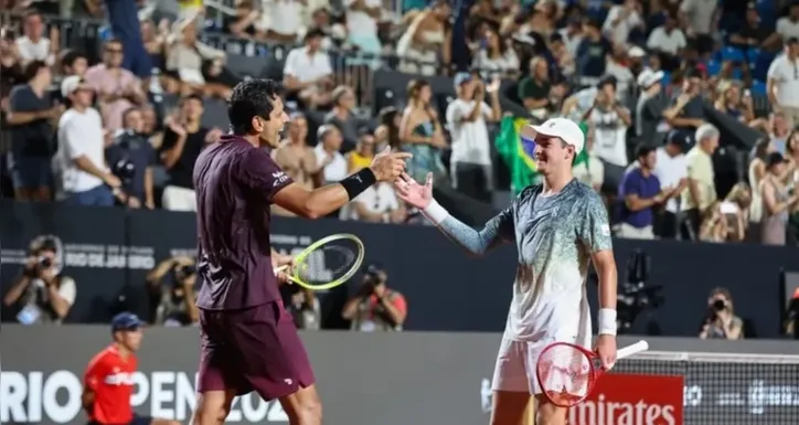 Essa foi a primeira vez que Melo e Fonseca jogaram juntos