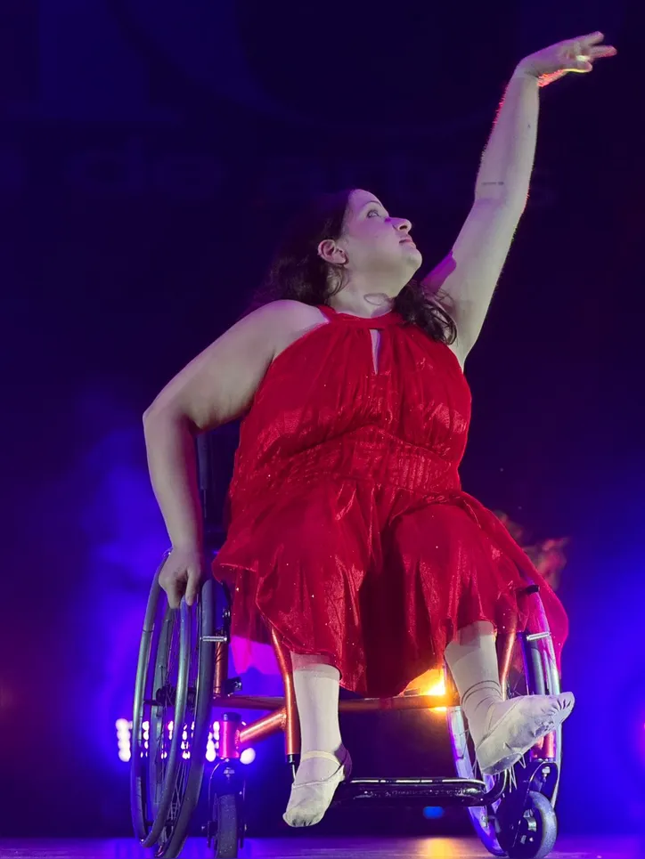 A bailarina Bibi Amorim