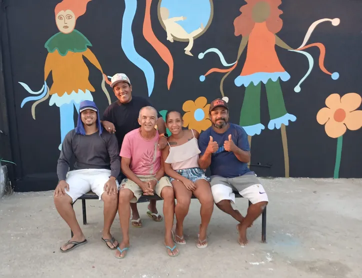 Imagem ilustrativa da imagem Mural homenageia Peró Batista na Vila Emater, em Maceió
