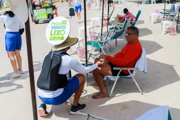 Praias receberam ação do projeto “Praia 10, Lixo Zero”, da OAM