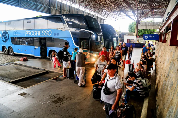 Maceió, 22 de dezembro de 2025 Terminal Rodoviário João Paulo II, localizada no bairro do Feitosa, Maceió - AL - Brasil. Foto:@Ailton Cruz