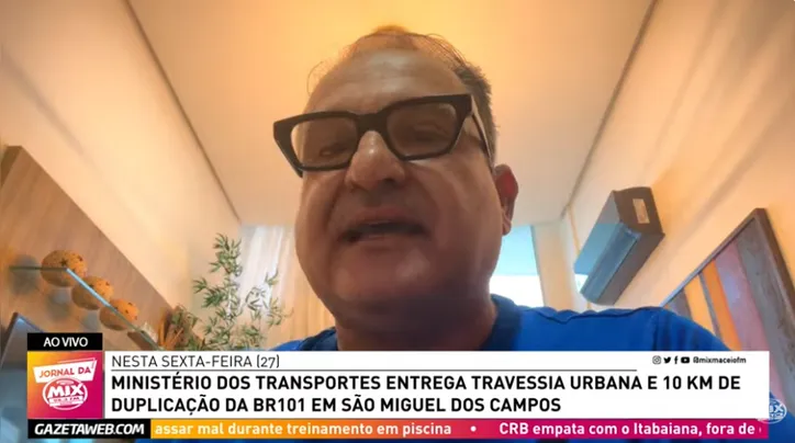 Santoro prevê R$ 1,5 bilhão em transportes para Alagoas em 2026