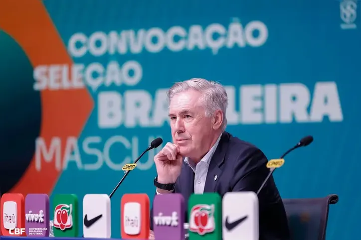 Ancelotti convocou a Seleção para enfrentar França e Croácia