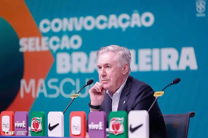 Ancelotti convocou a Seleção para enfrentar França e Croácia