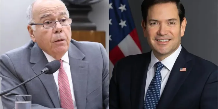 Vieira conversou ontem com o secretário Marco Rubio