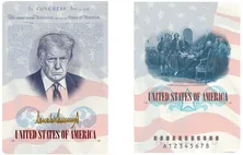 EUA anunciam passaporte de edição limitada com imagem de Trump