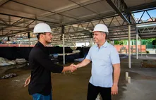 Paulo visita obras da 2ª Creche Cria na Grota do Cigano e garante expansão da educação infantil
