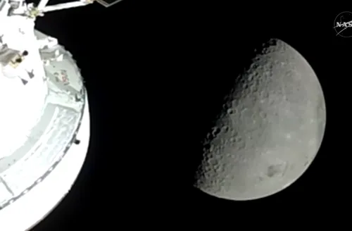 Após sobrevoo histórico no lado oculto da Lua, Artemis II inicia retorno à Terra