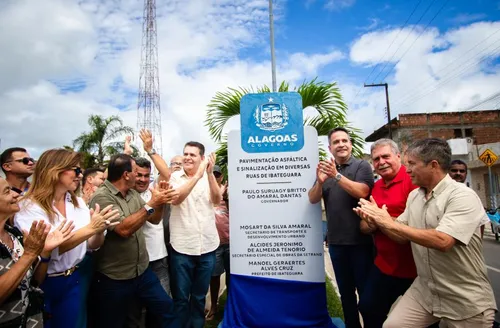 Governo de AL entrega 42 ruas pavimentadas  e unidade do ‘Saúde até Você’