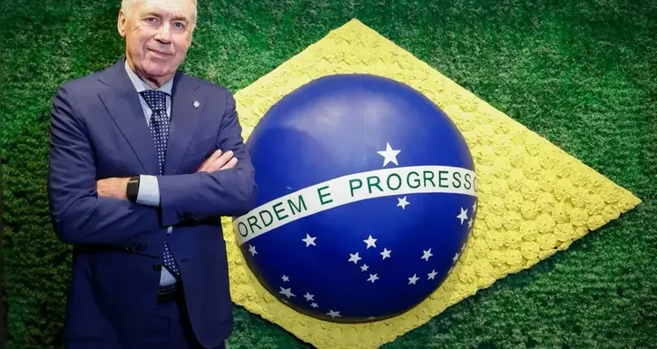 Carlo Ancelotti segue à frente da Seleção Brasileira até 2030