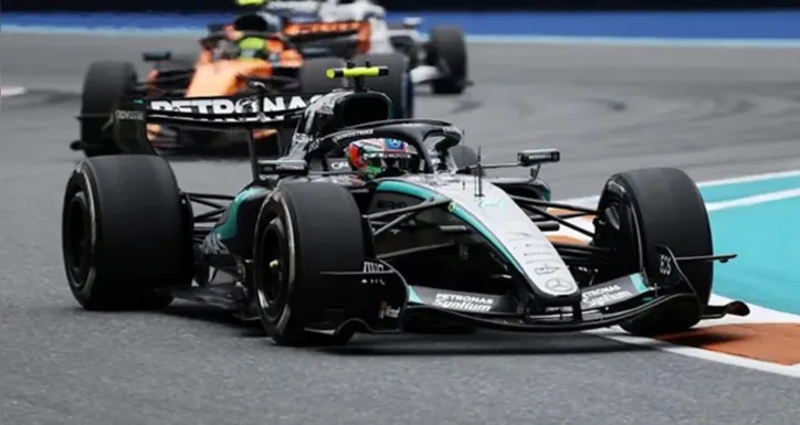 Kimi Antonelli durante o GP de Miami pela F1, nesse domingo