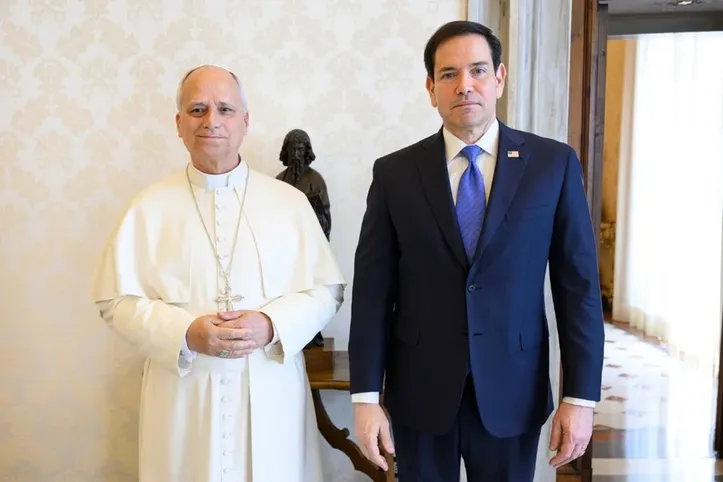 Imagem ilustrativa da imagem ‘Compromisso de promover a paz’, diz Rubio após reunião com o papa