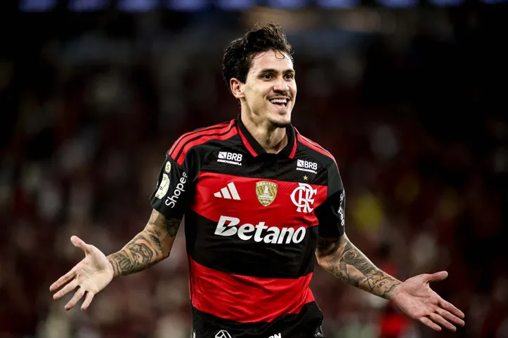 Pedro fez o segundo gol do Flamengo, na etapa final da partida