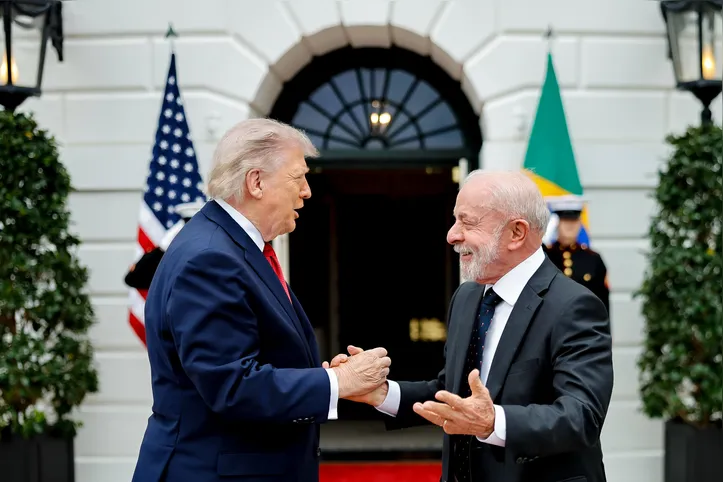 Trump e Lula se despedem após encontro de cerca de três horas